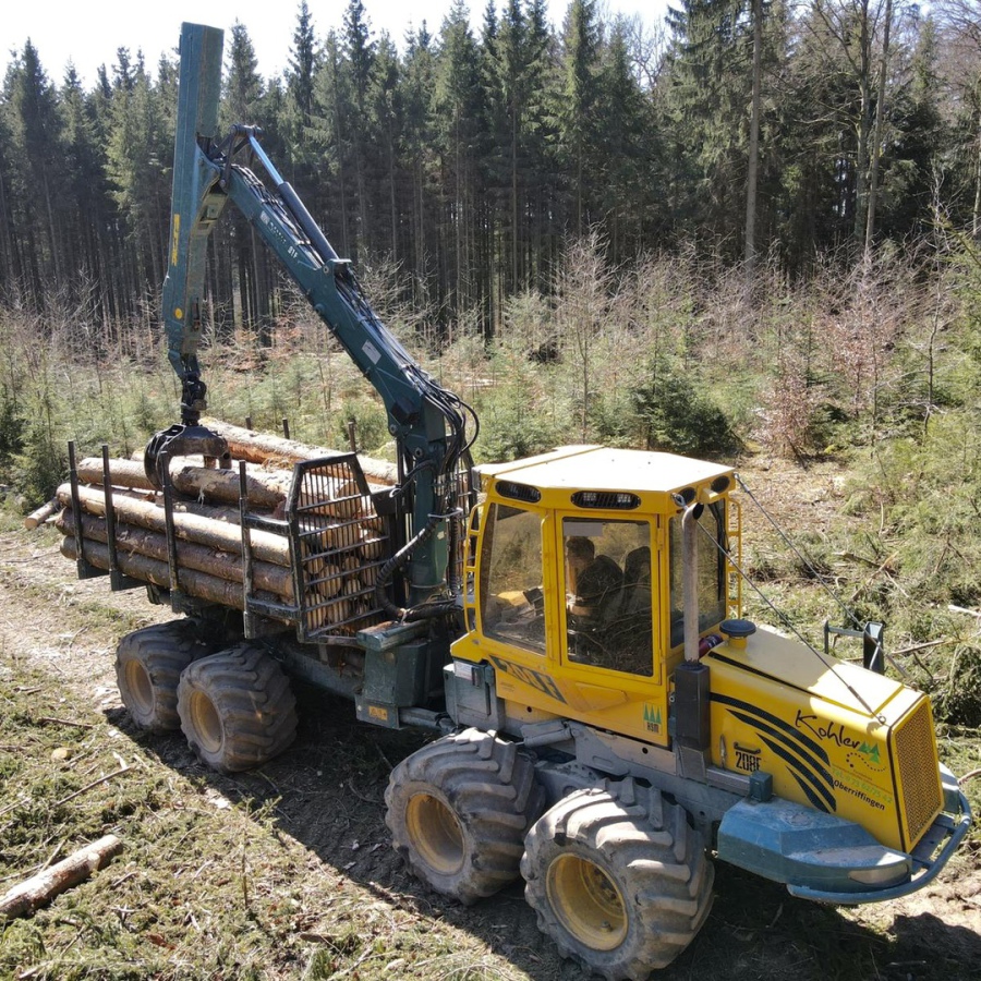 Holzrückung